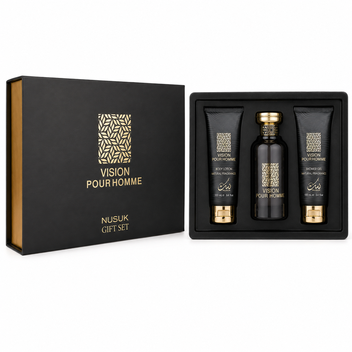 Kit Vision Pour Homme + Gel de banho e Hidratante