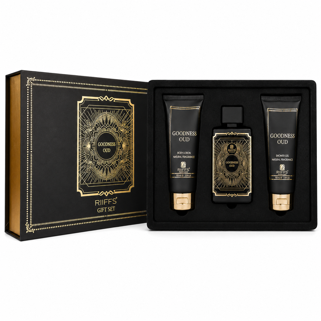 Kit Goodness Oud + Gel de banho e Hidratante