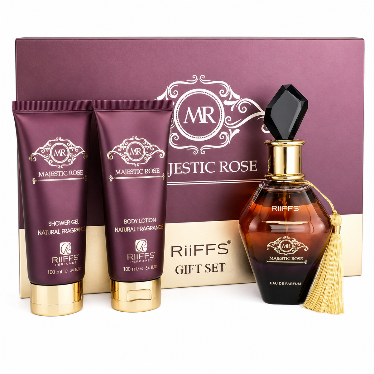 Kit Majestic Rose + Gel de banho e Hidratante