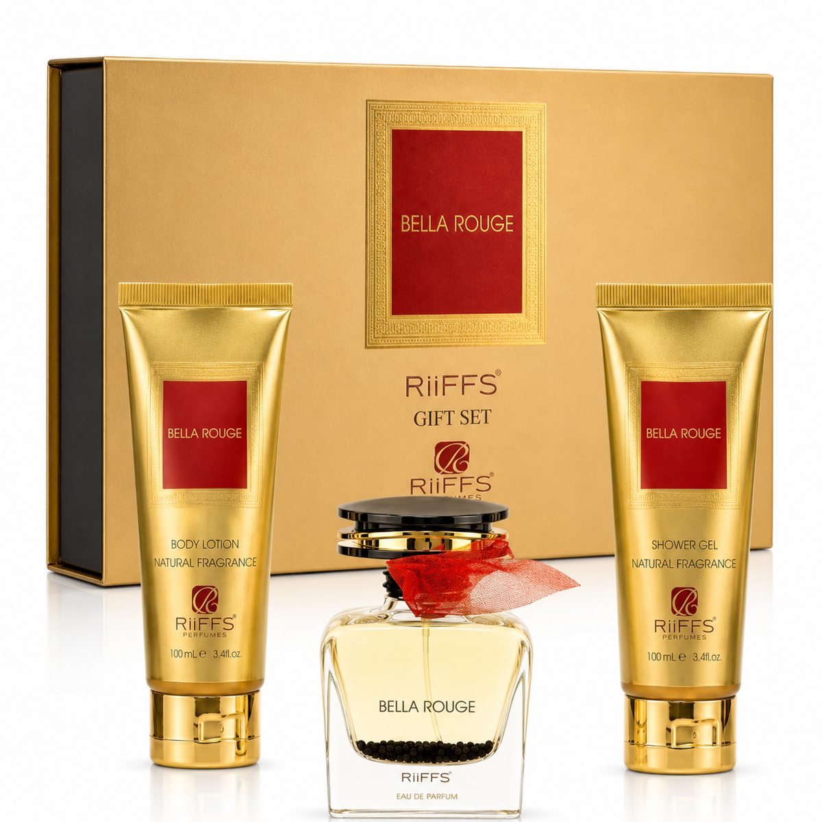 Kit Bella Rouge + Gel de banho e Hidratante