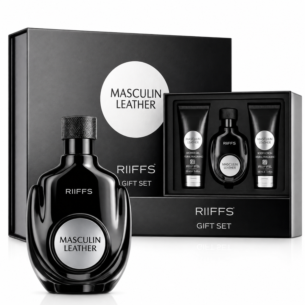 Kit Masculin Leather + Gel de banho e Hidratante