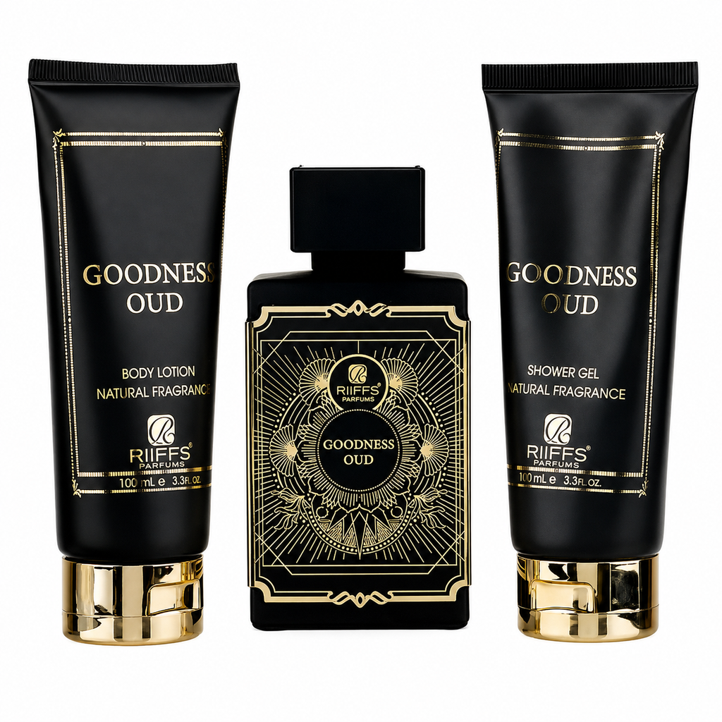 Kit Goodness Oud + Gel de banho e Hidratante