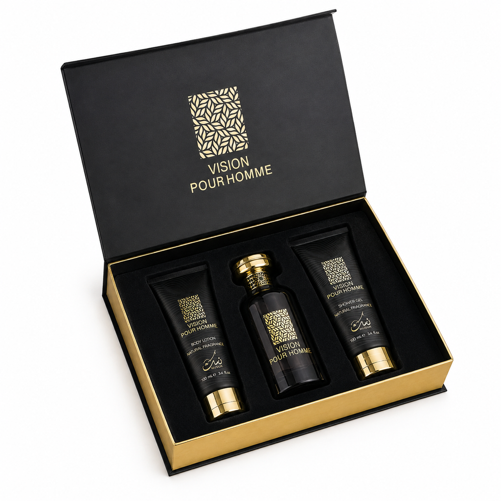 Kit Vision Pour Homme + Gel de banho e Hidratante