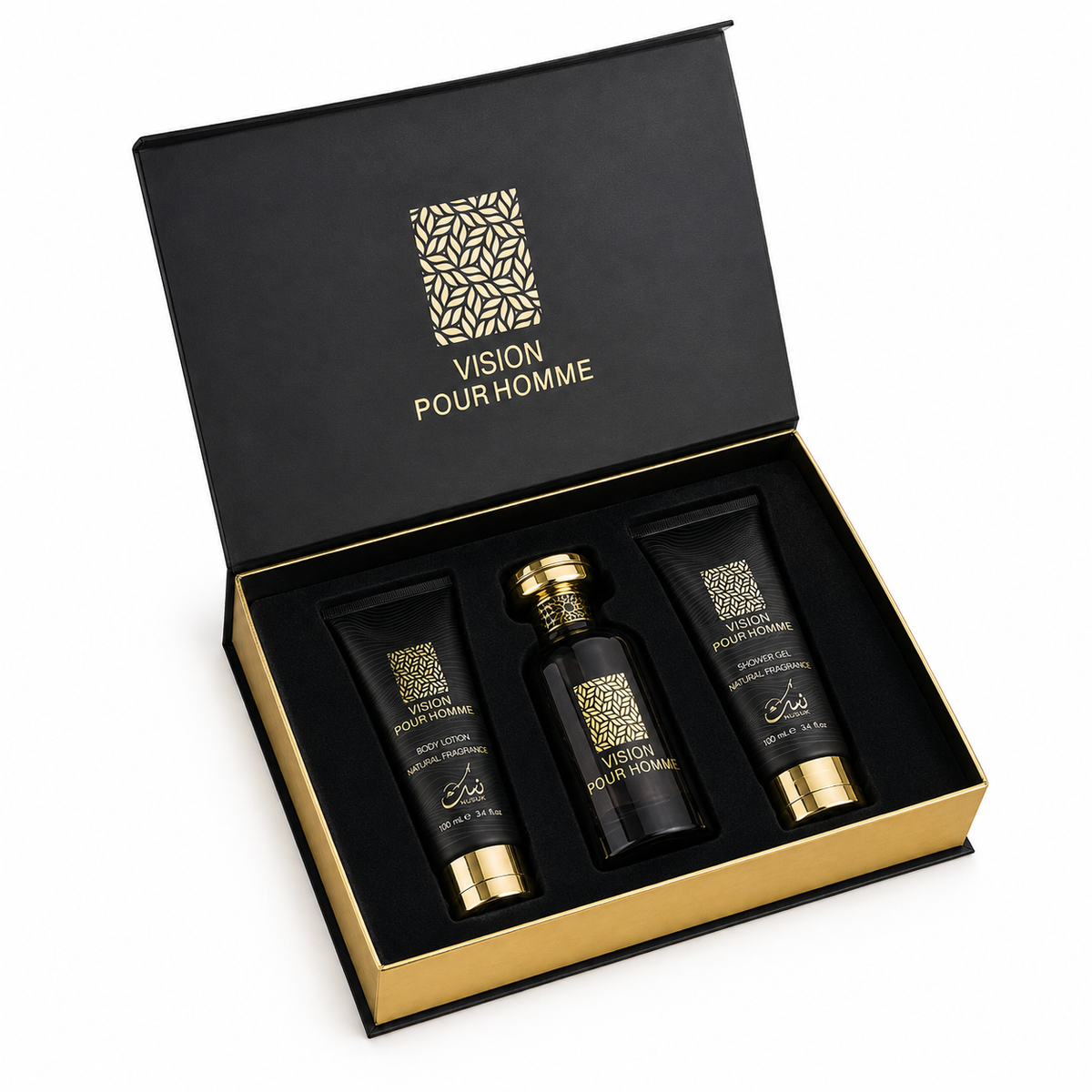 Kit Vision Pour Homme + Gel de banho e Hidratante